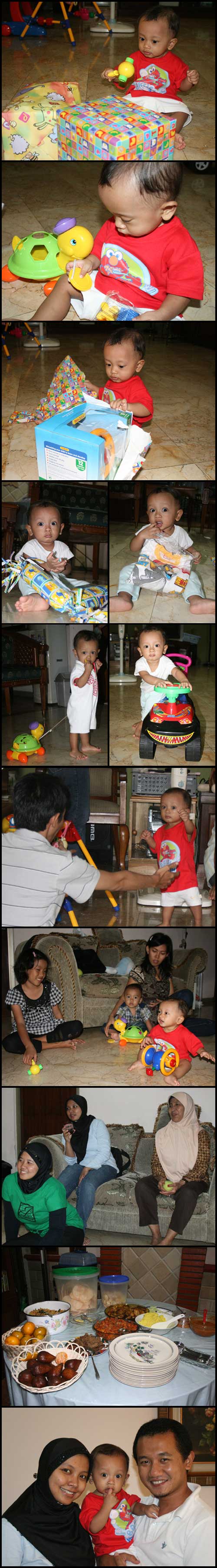 Foto Ultah Azka Pertama