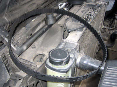 Timing belt lama setelah dilepas