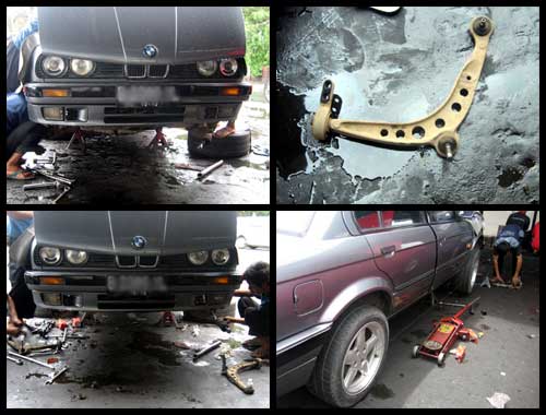 Benerin kaki-kaki E30